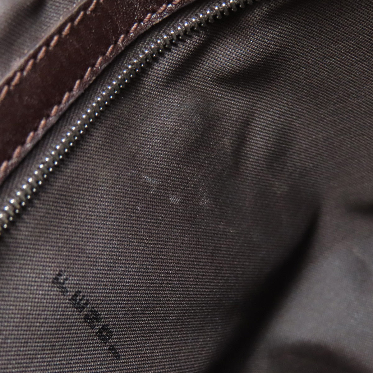 FENDI Handbag canvas Brown Zucca Pattern