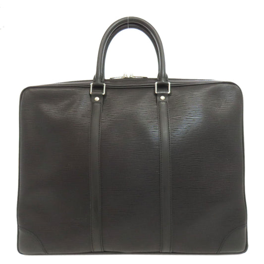LOUIS VUITTON Business bag M40321 Epi black Porto Documan Voyajaj mens Used Authentic