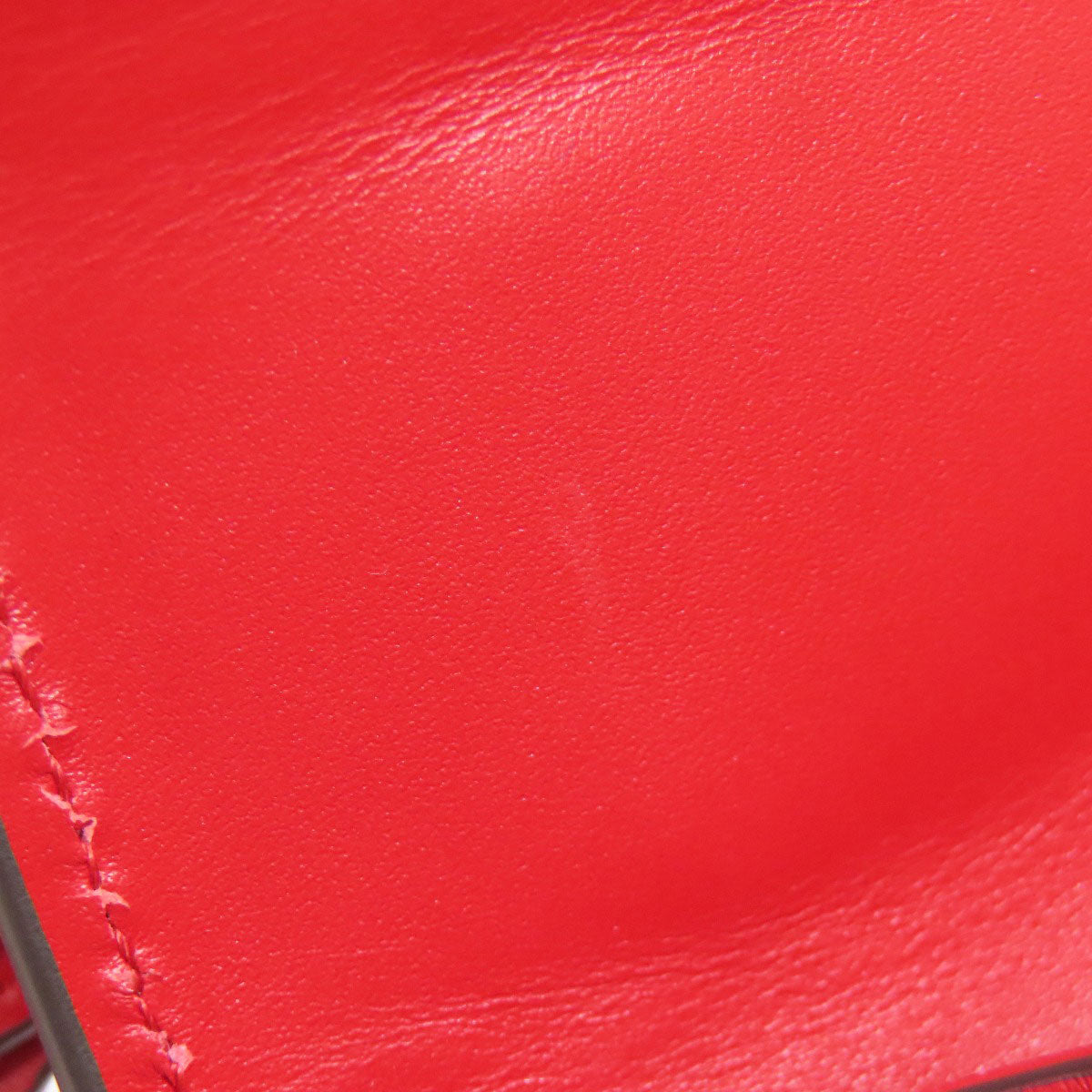 GUCCI Shoulder Bag 421882 Calfskin Red Silvi