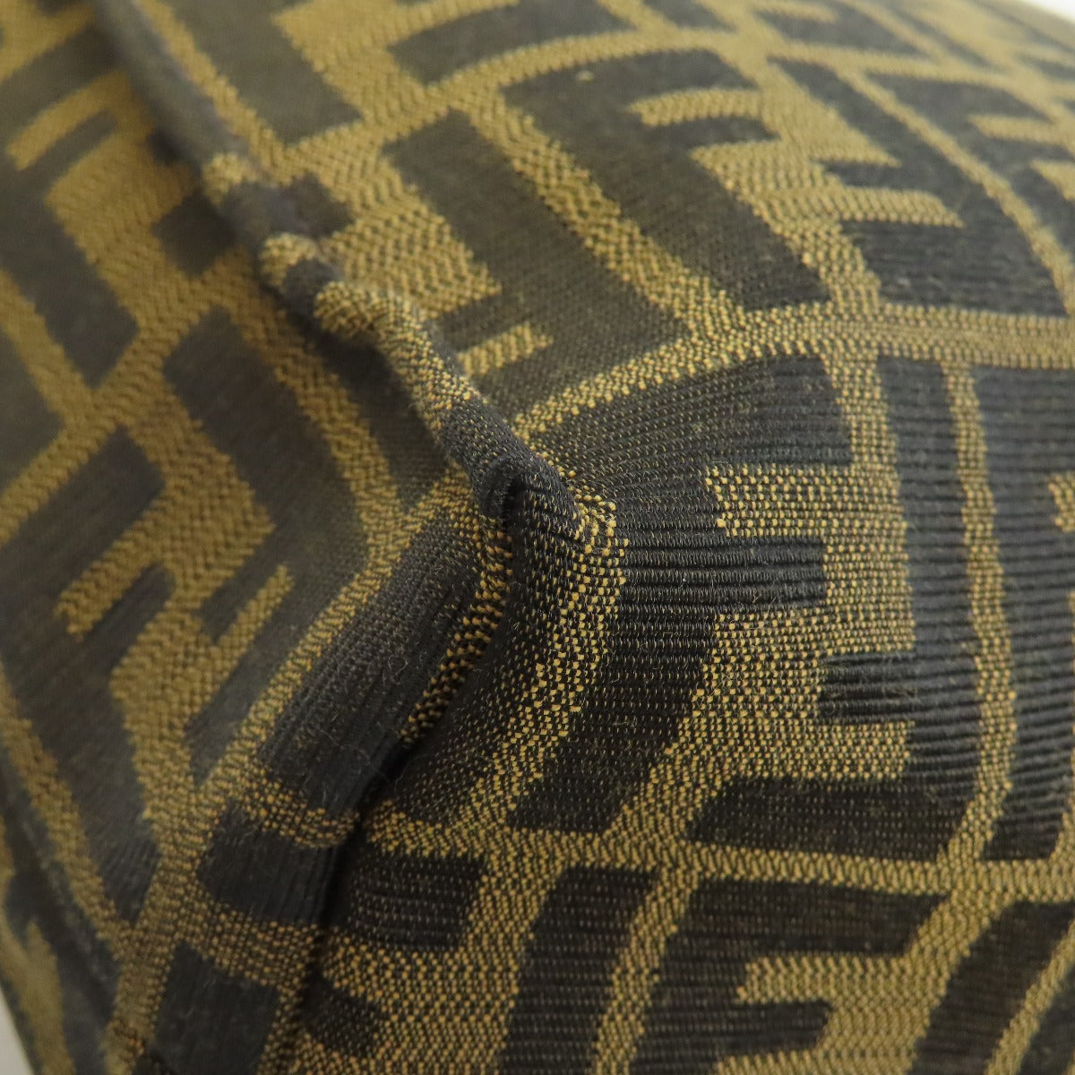 FENDI Tote Bag canvas Brown Zucca Pattern