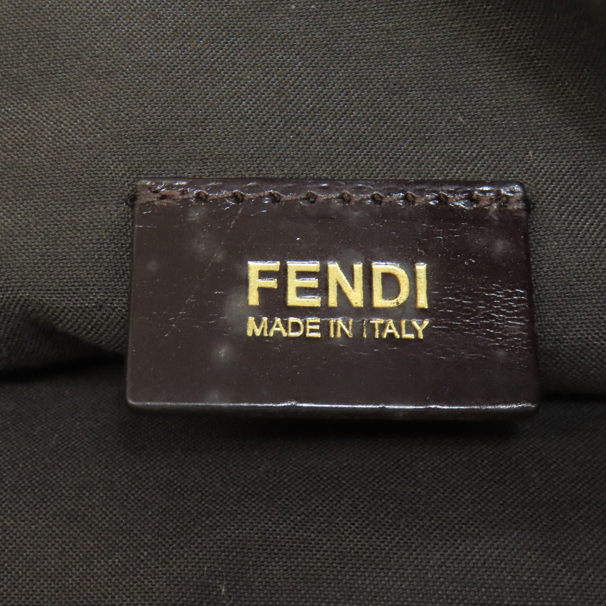 FENDI Tote Bag canvas Brown Zucca Pattern