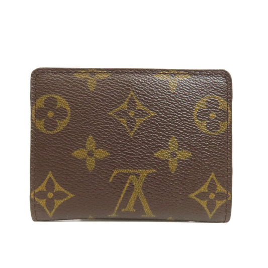 LOUIS VUITTON Coin case M61927 Monogram canvas Brown Ludlow Women Used Authentic