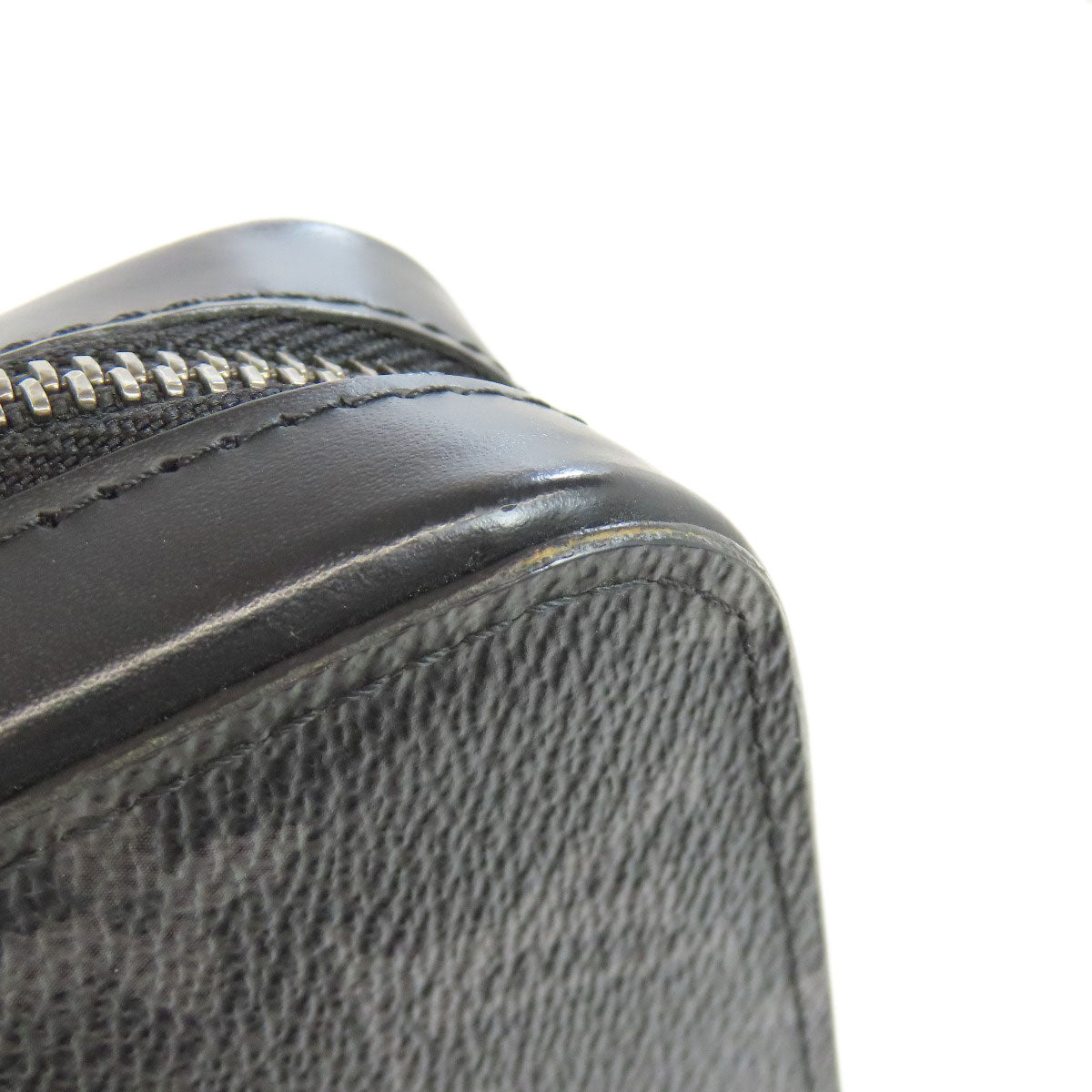 LOUIS VUITTON business bag M61698 Monogram Eclipse black Zippy XL mens Used Authentic