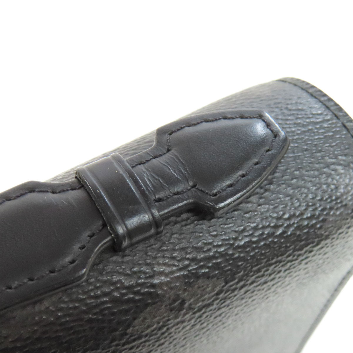 LOUIS VUITTON business bag M61698 Monogram Eclipse black Zippy XL mens Used Authentic