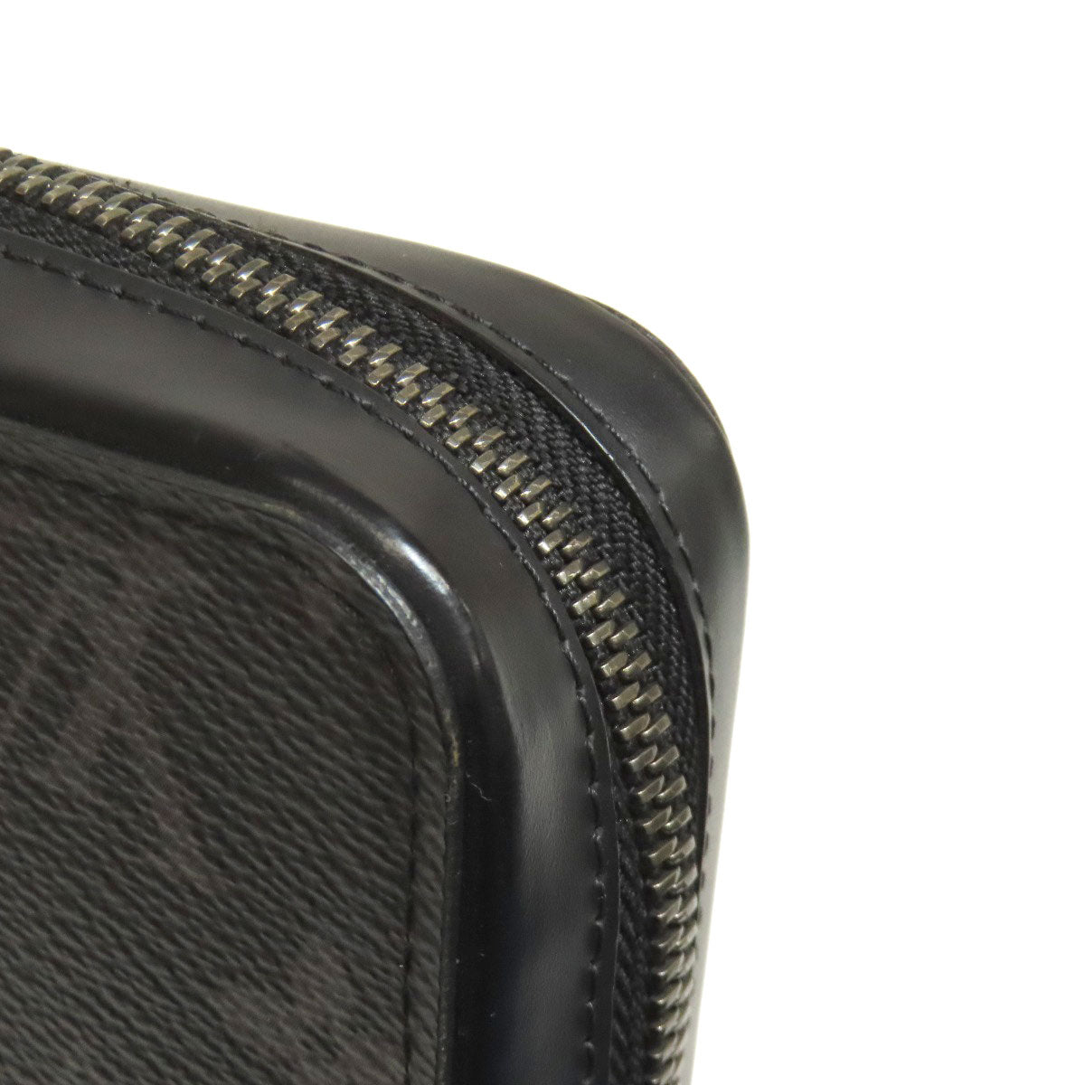LOUIS VUITTON business bag M61698 Monogram Eclipse black Zippy XL mens Used Authentic