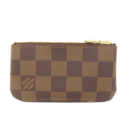 LOUIS VUITTON Coin case N62658 Damier canvas Brown Pochette Kle Women(Unisex) Used Authentic