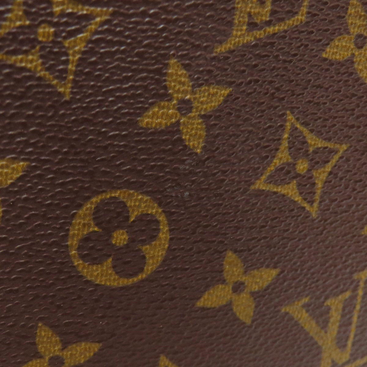 LOUIS VUITTON Handbag M51140 Monogram canvas Brown Sac Plat Women Used Authentic