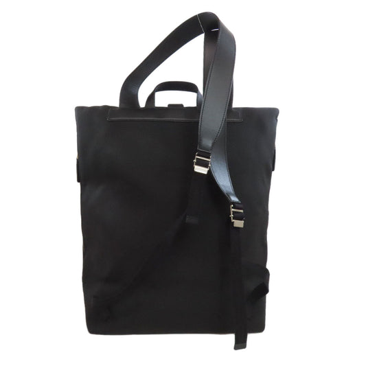 GUCCI Backpack 337075 canvas black Sherry line