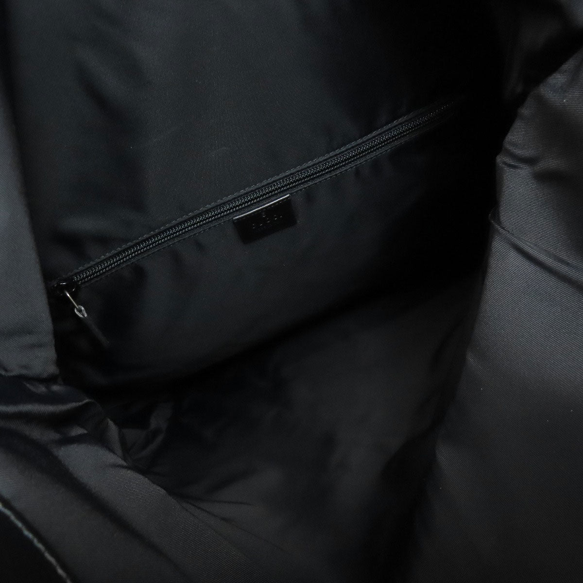 GUCCI Backpack 337075 canvas black Sherry line
