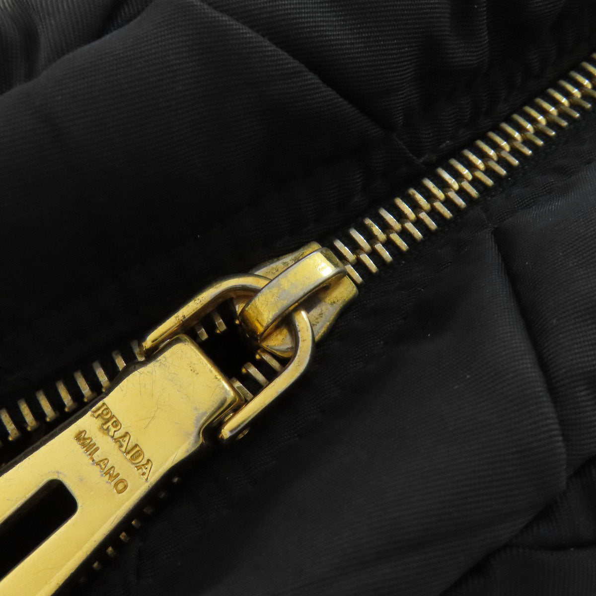 PRADA Handbag Nylon black 2WAY