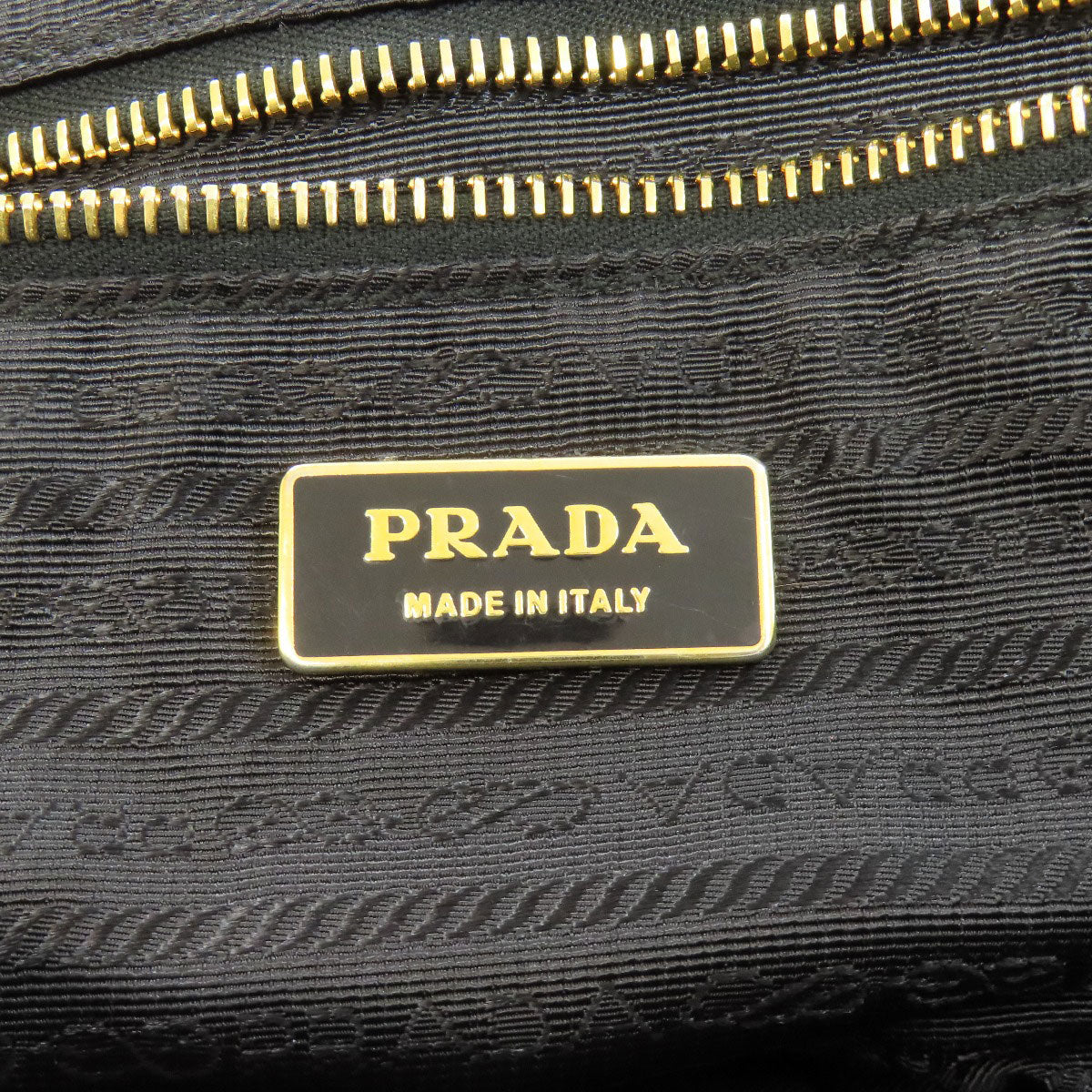 PRADA Handbag Nylon black 2WAY
