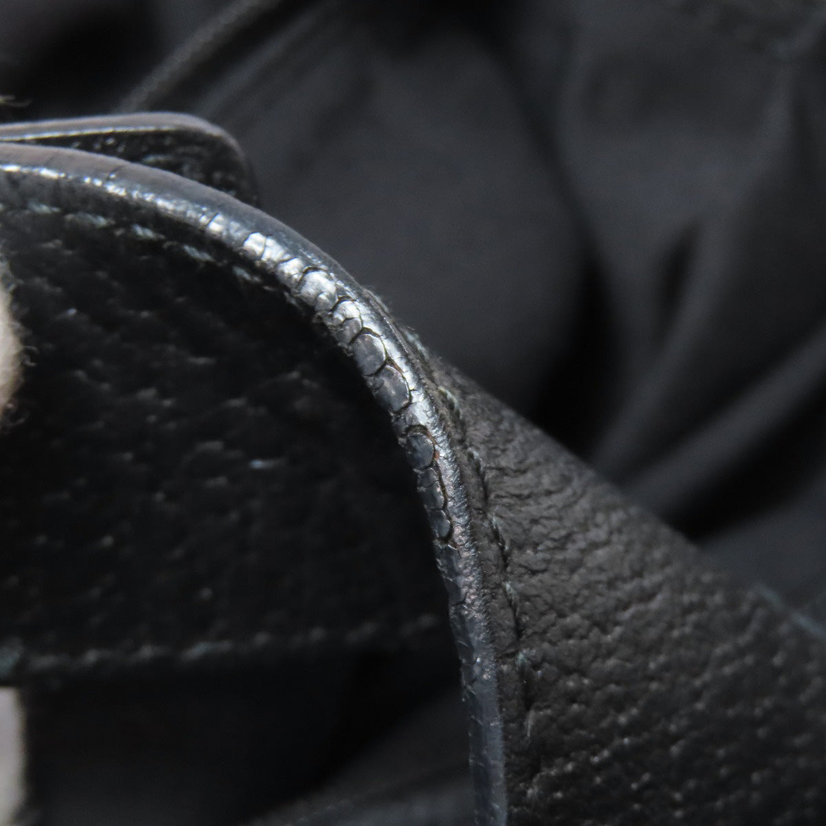 GUCCI Handbag 130734 canvas black GG 2WAY