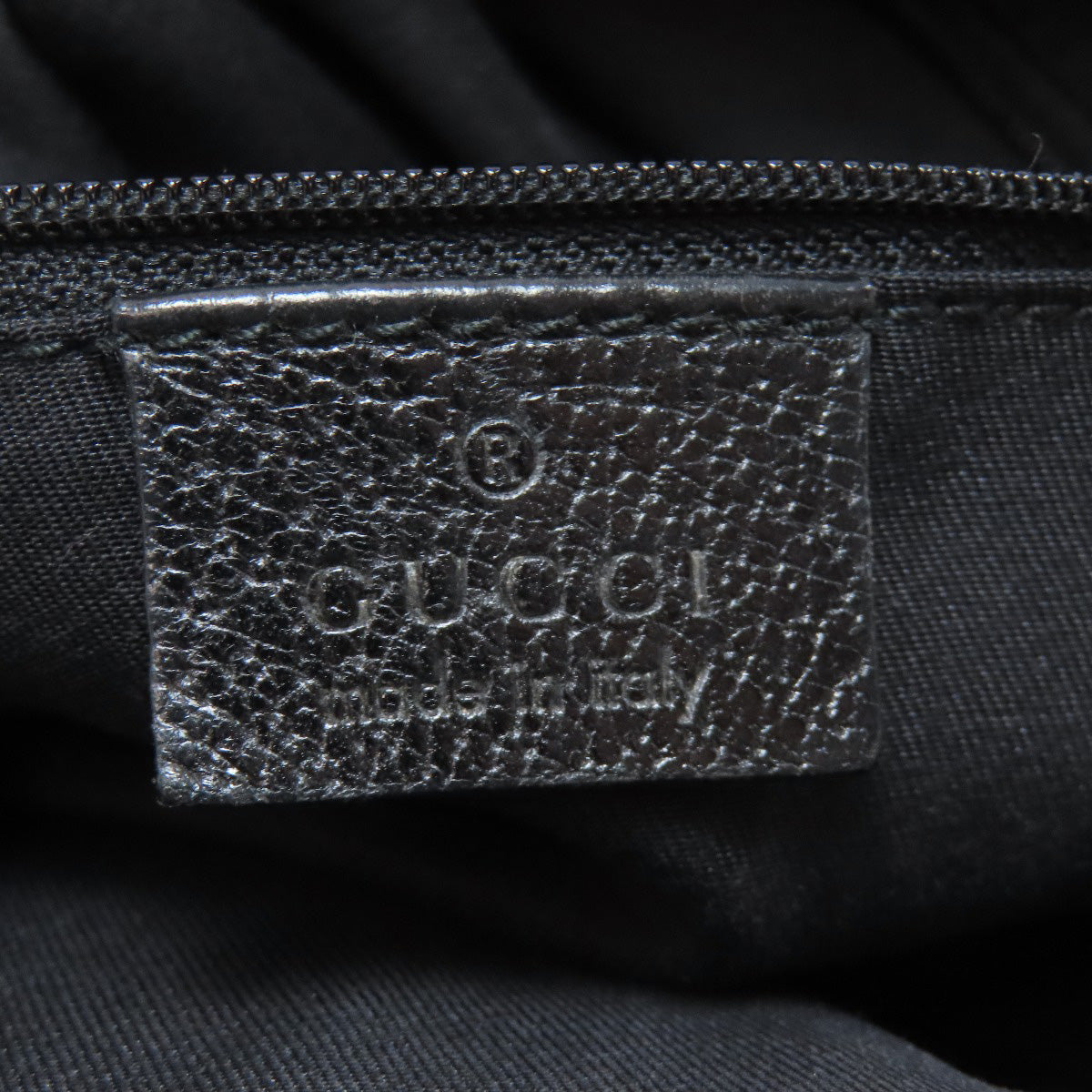 GUCCI Handbag 130734 canvas black GG 2WAY