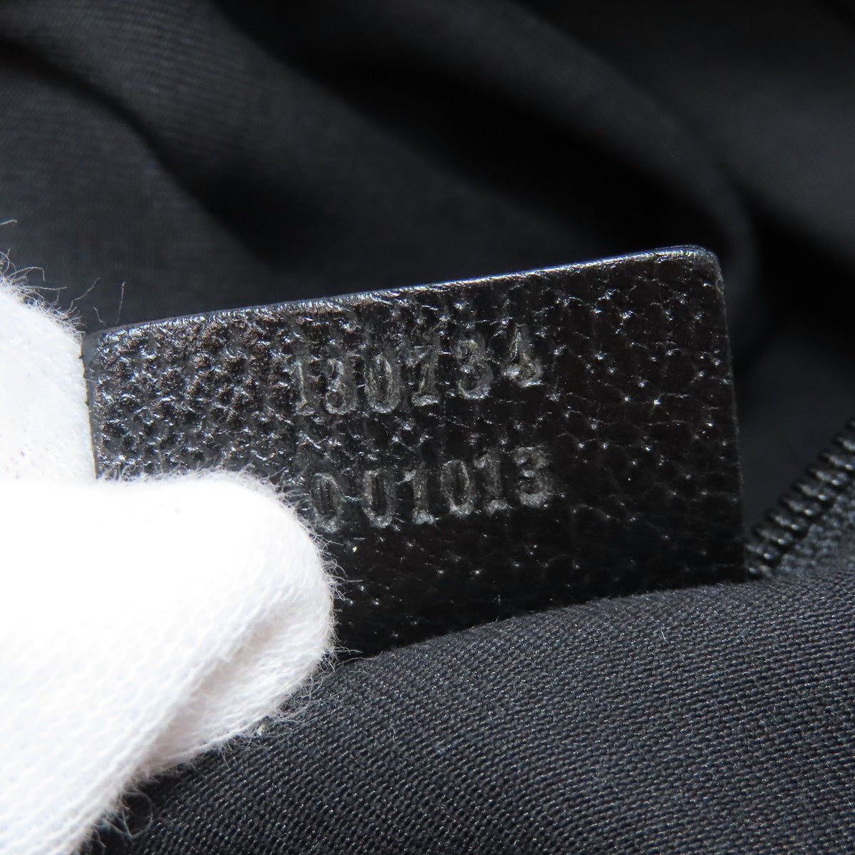 GUCCI Handbag 130734 canvas black GG 2WAY