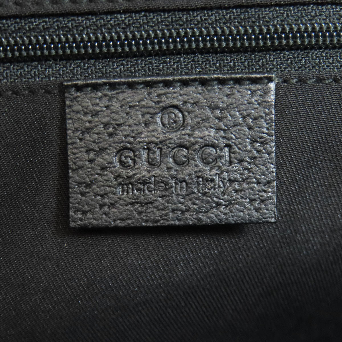 GUCCI Handbag 145810 canvas black GG pattern Women Used Authentic
