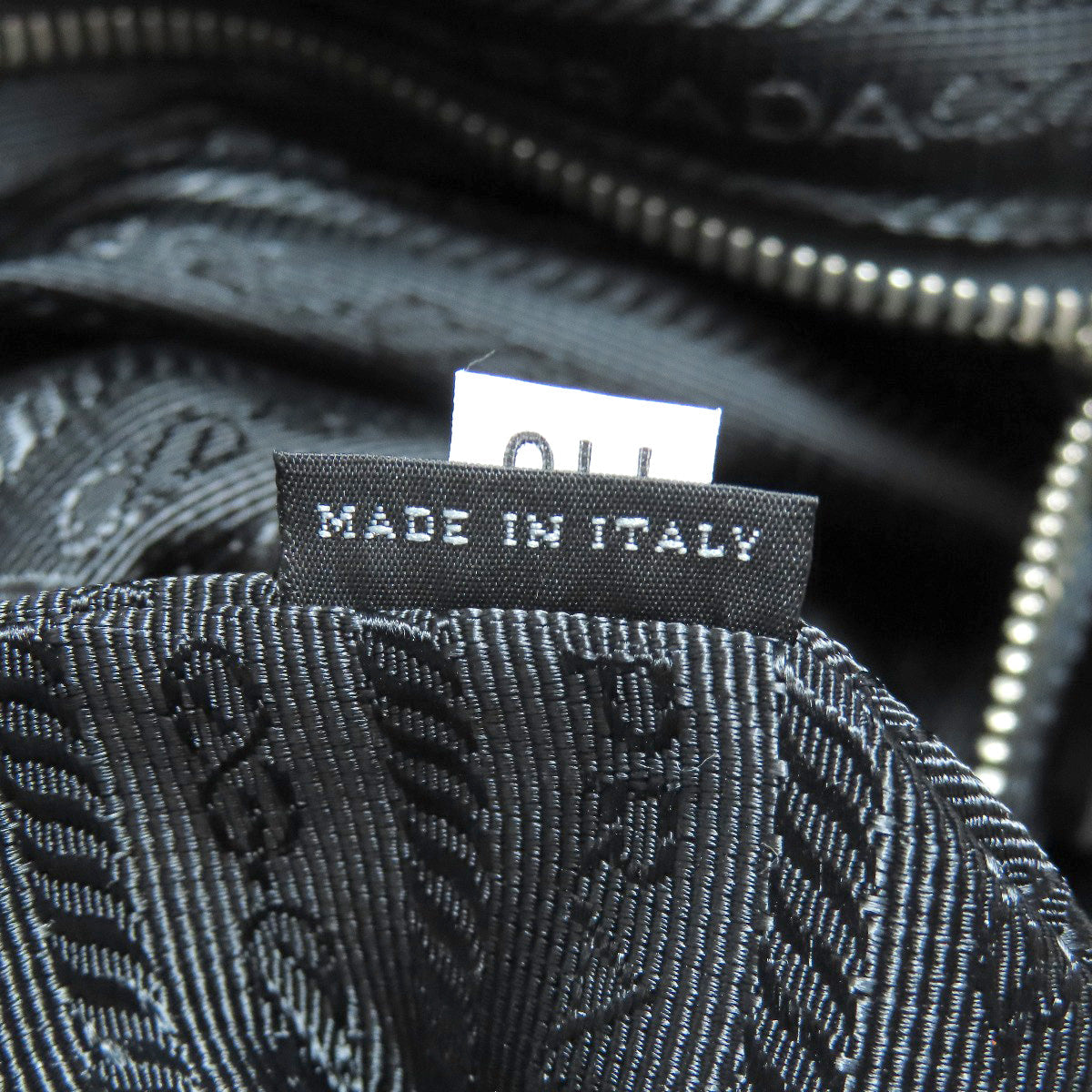 PRADA Tote Bag Nylon black Heart motif 2WAY