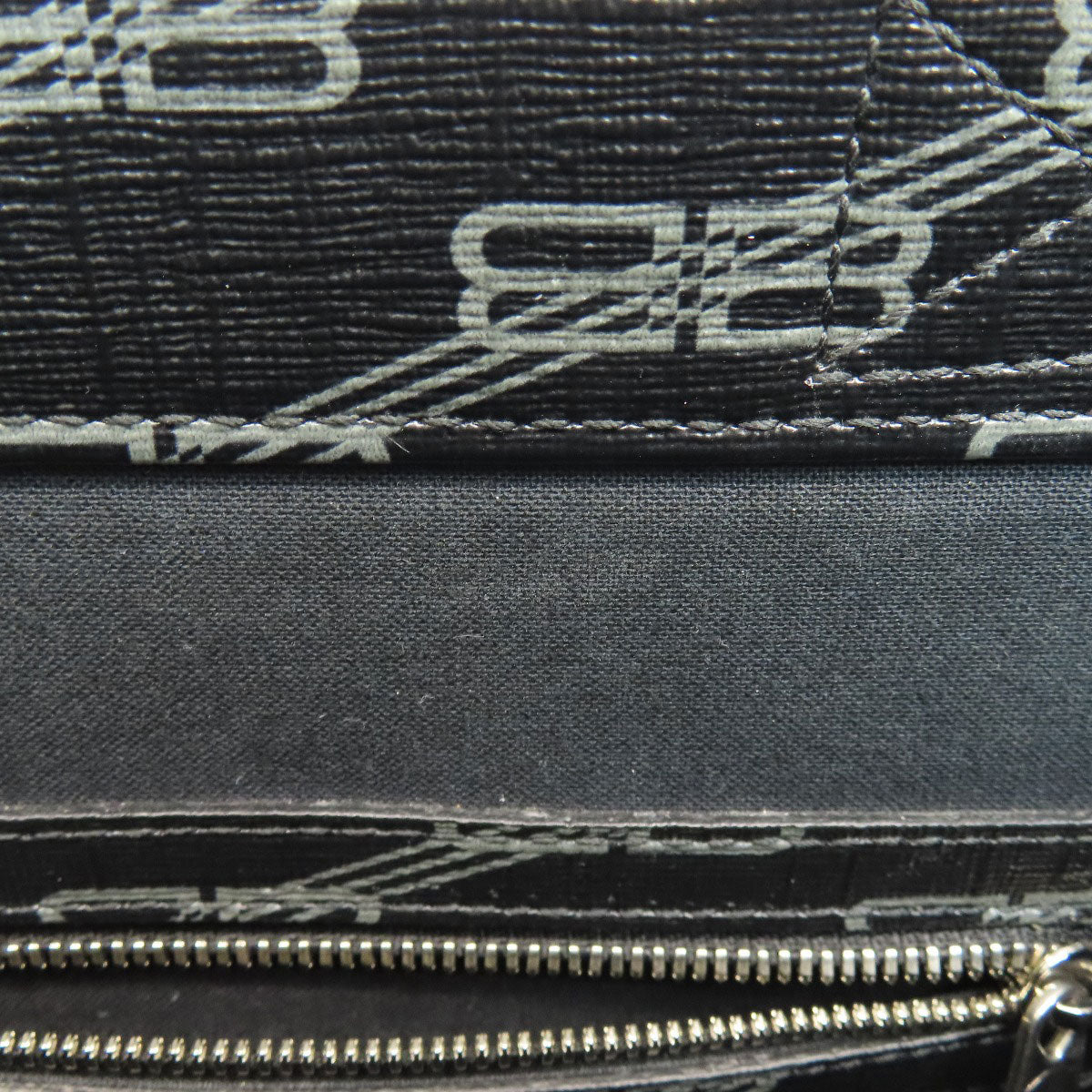 BALENCIAGA Handbag 671402 PVC black Hardware BB 2WAY Women Used Authentic