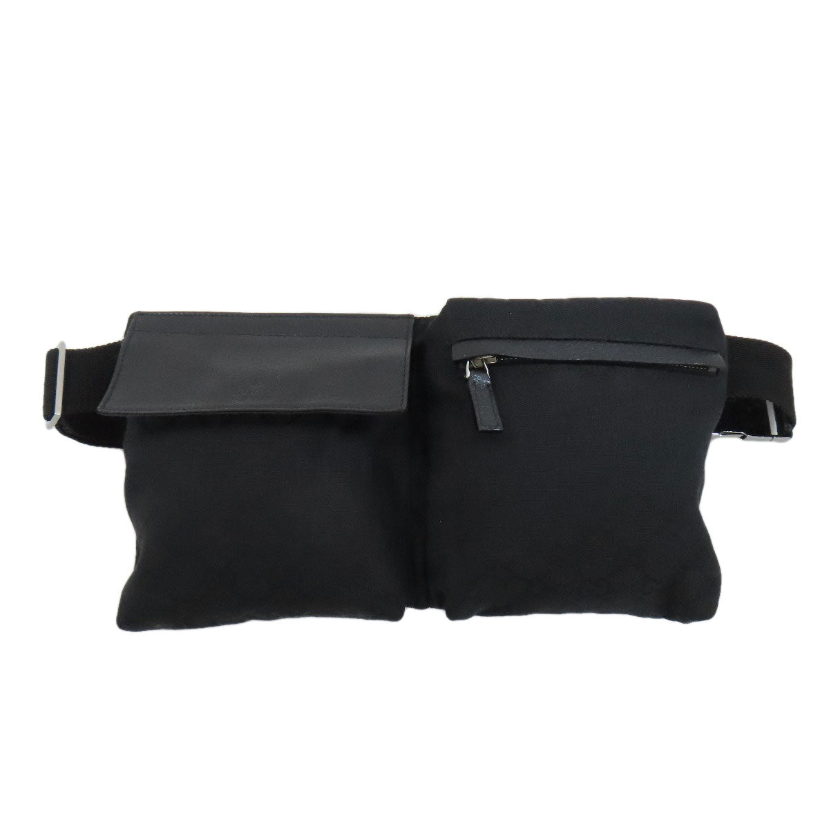 GUCCI Sling bag 28566 canvas black GG pattern