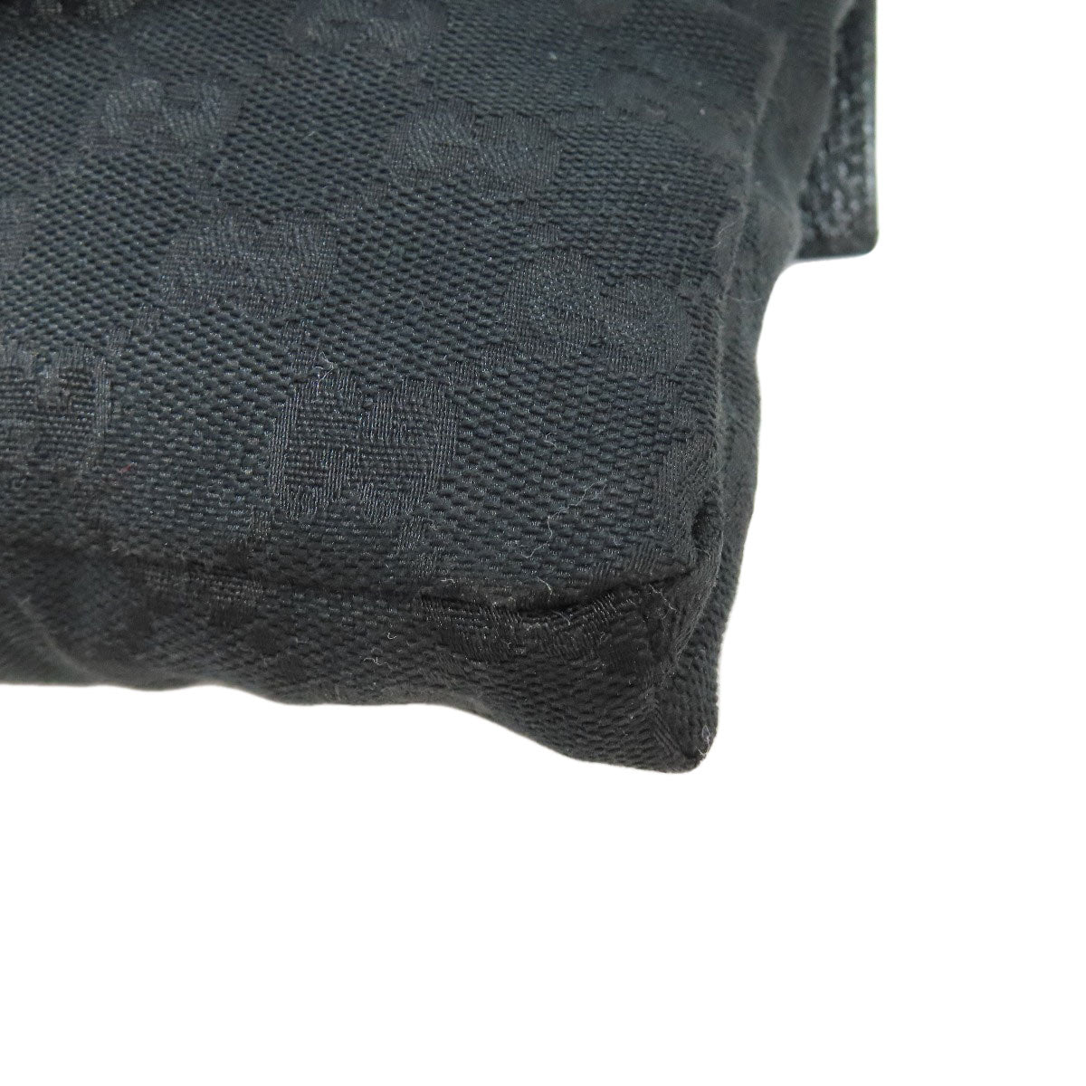GUCCI Sling bag 28566 canvas black GG pattern