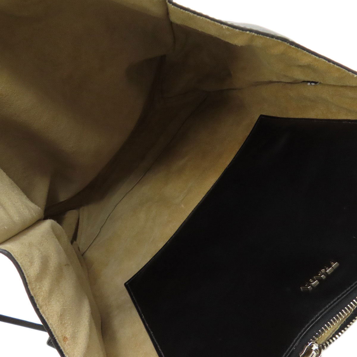 PRADA Tote Bag 1BG002 Calfskin black logo