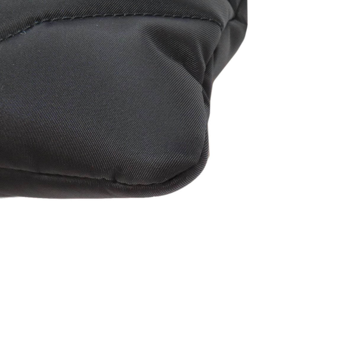 SAINT LAURENT Tote Bag Nylon black logo Women Used Authentic