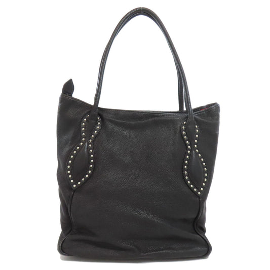 Christian Louboutin Tote Bag leather black logo