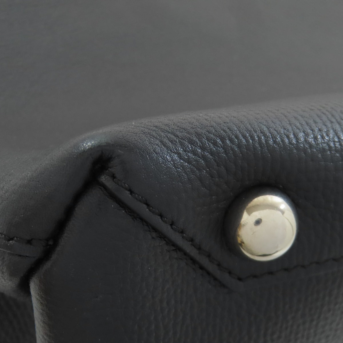 BURBERRY Handbag leather black 2WAY
