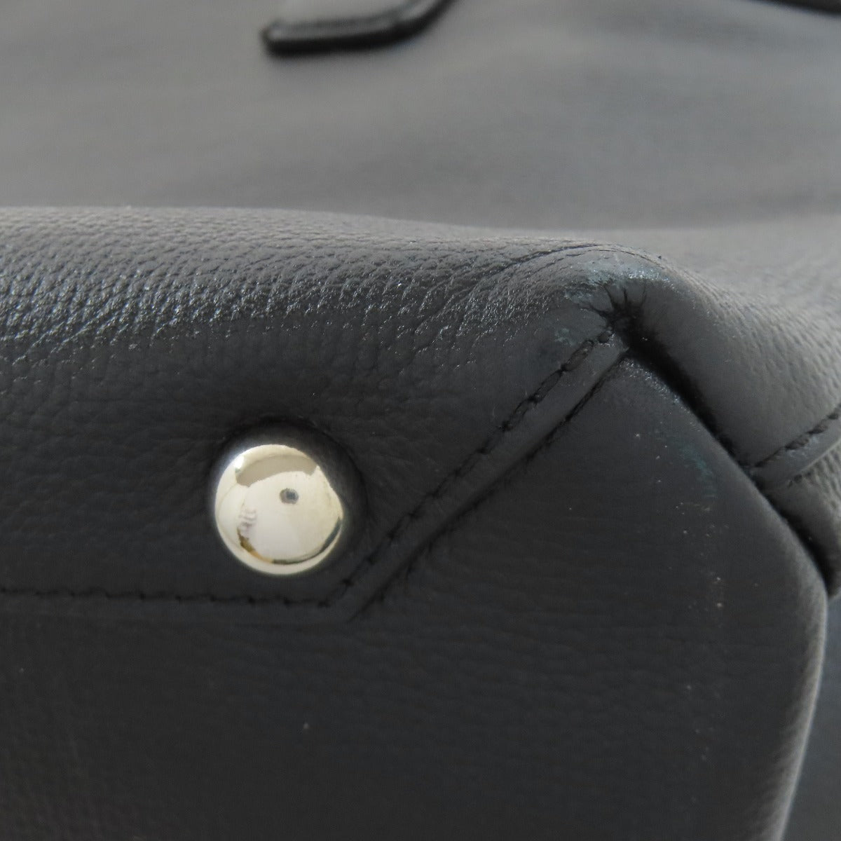 BURBERRY Handbag leather black 2WAY