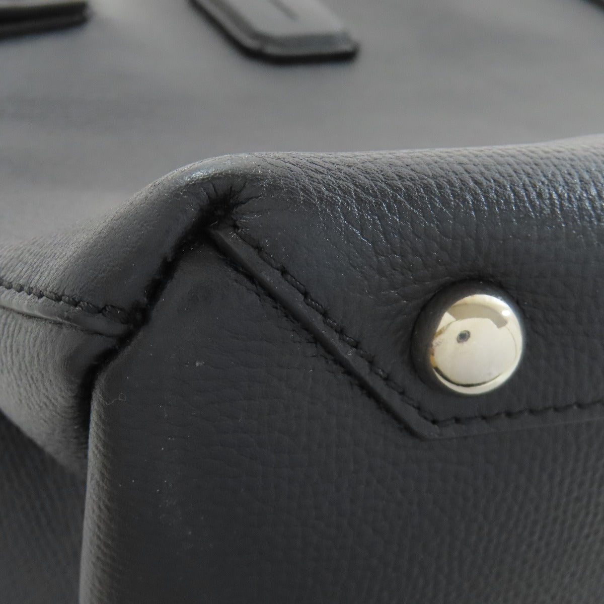 BURBERRY Handbag leather black 2WAY
