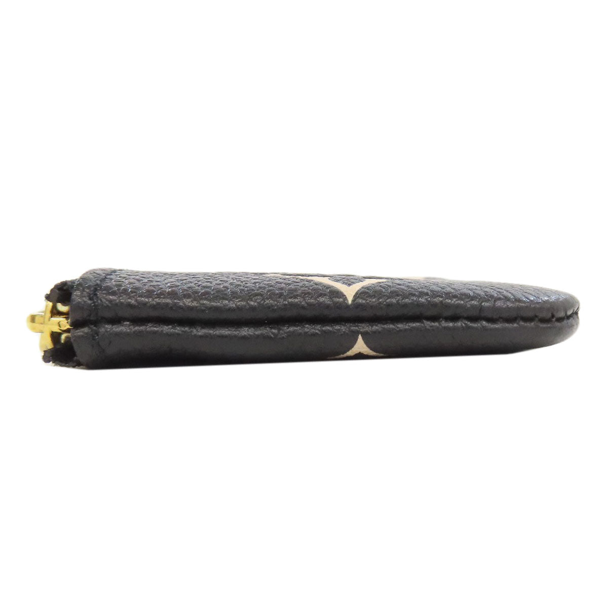 LOUIS VUITTON Coin case M80885 Empreinte, Bicolor Monogram black Card Key case Key holder Pochette Cle Women Used Authentic
