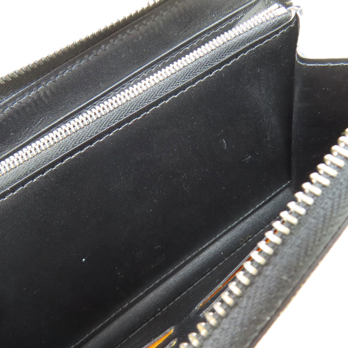 GOYARD Long Wallet Purse PVC black Matignon GM Women Used Authentic