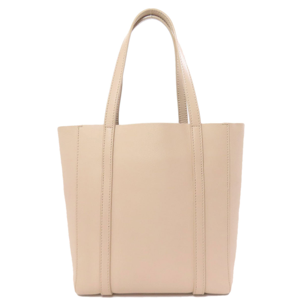 BALENCIAGA Handbag 551815 Calfskin beige Everyday Tote 2WAY Women Used Authentic