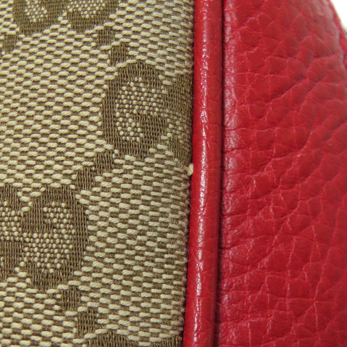 GUCCI Shoulder Bag 449413 canvas Red GG outlet 2WAY