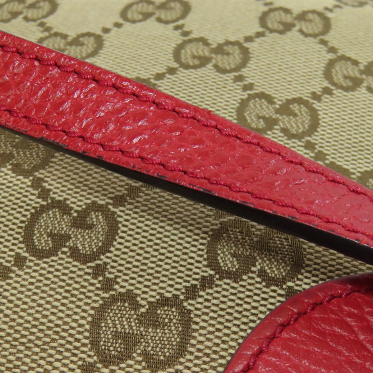 GUCCI Shoulder Bag 449413 canvas Red GG outlet 2WAY