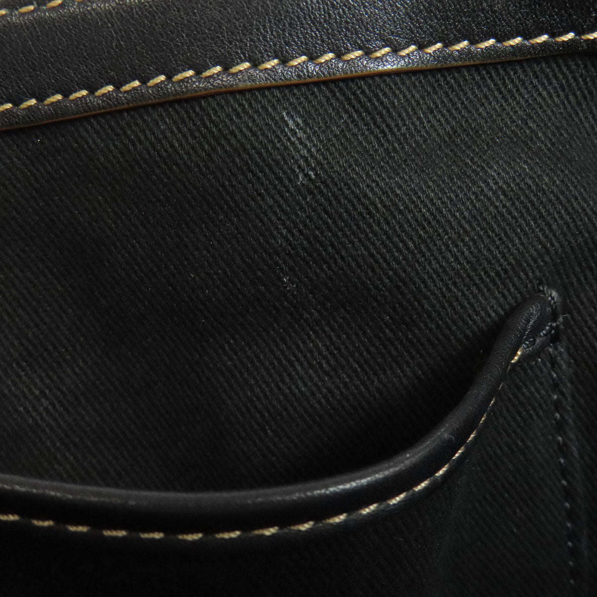 CELINE Tote Bag Nylon black Macadam Pattern Women Used Authentic