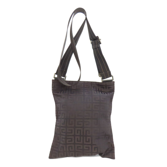 Givenchy Shoulder Bag Nylon Brown 4G all-over pattern