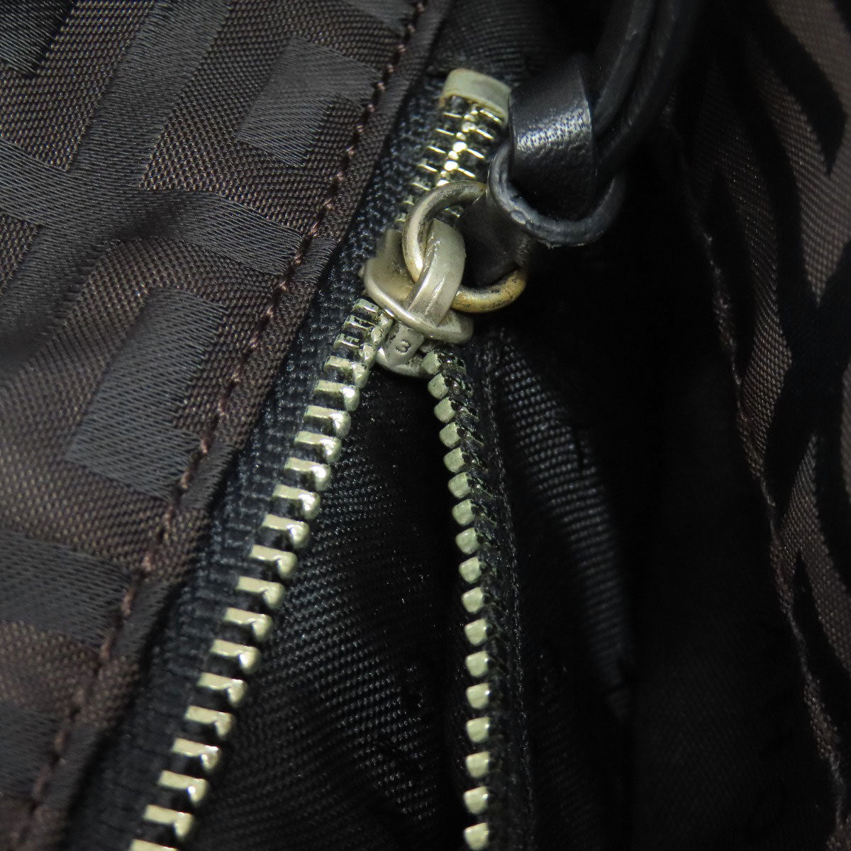 Givenchy Shoulder Bag Nylon Brown 4G all-over pattern