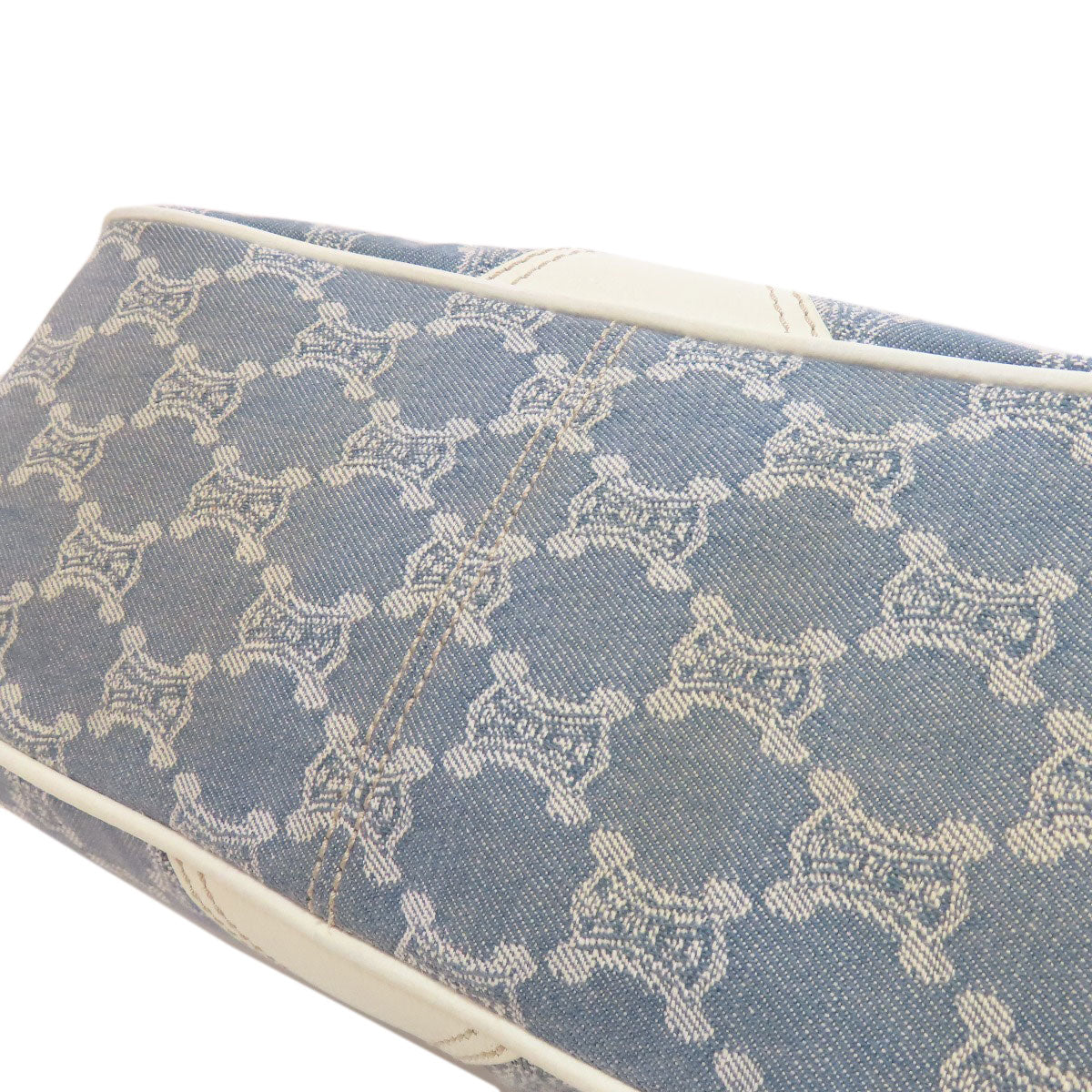 CELINE Handbag canvas blue Boogie bag