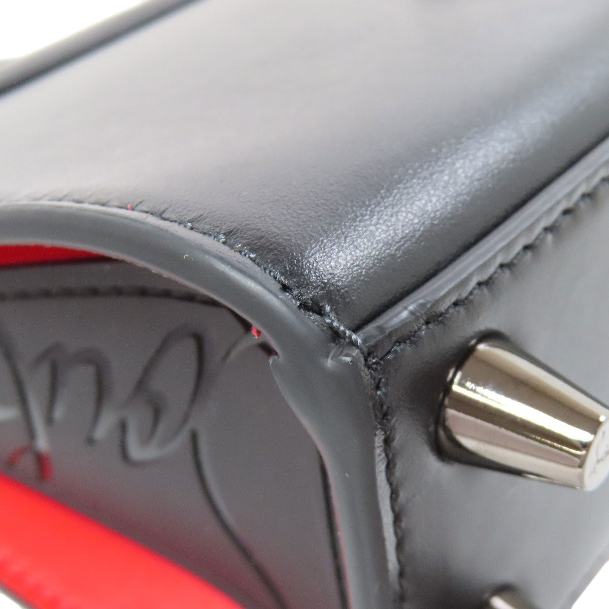 Christian Louboutin Handbag Calfskin black 2WAY