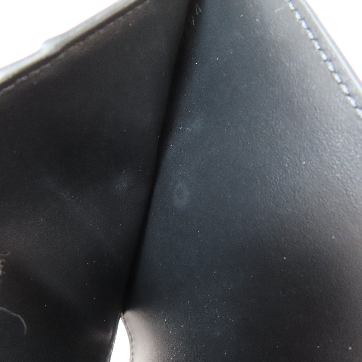 CELINE Bifold Wallet leather black Triomphe