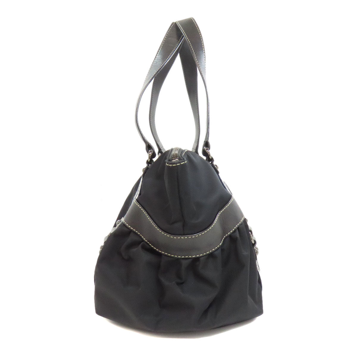 BURBERRY Tote Bag Nylon black logo