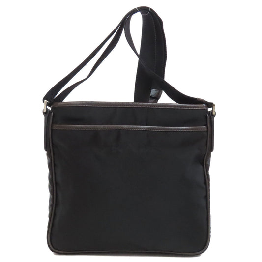 PRADA Shoulder Bag Nylon black Long shoulder