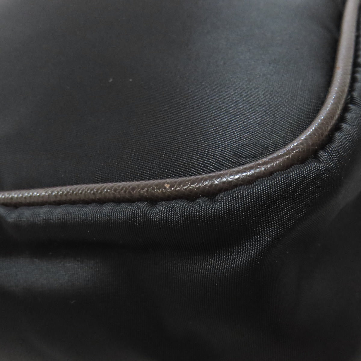 PRADA Shoulder Bag Nylon black Long shoulder