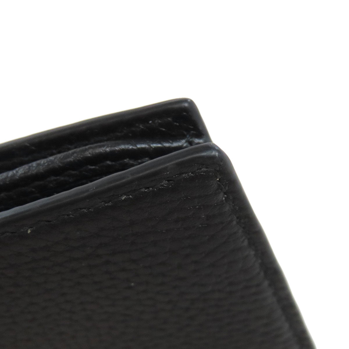 GUCCI Long Wallet Purse 795296 leather black logo mens Used Authentic