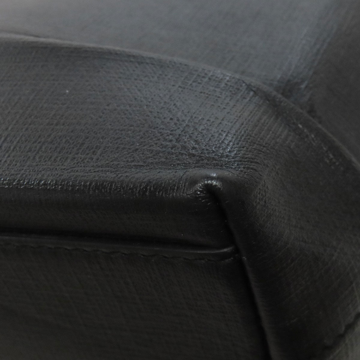 BALENCIAGA Tote Bag leather black 2WAY Women Used Authentic