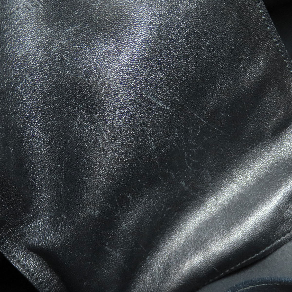 BALENCIAGA Tote Bag 541842 leather black logo shopper tote Women Used Authentic