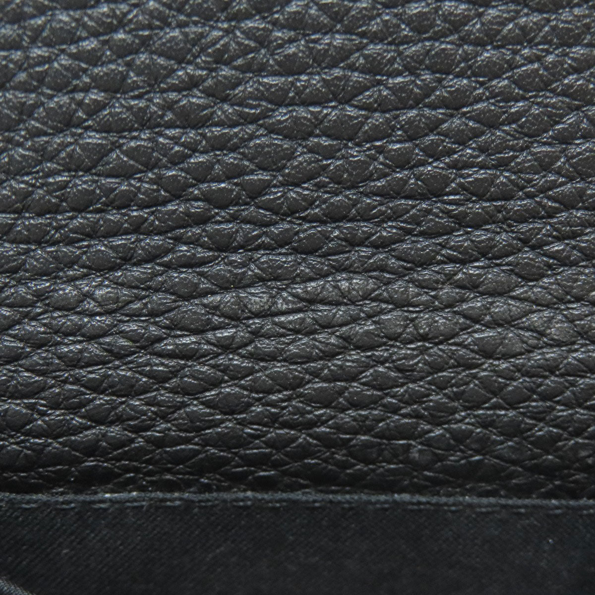 FENDI Bifold Wallet 7M0280 leather black logo Women Used Authentic