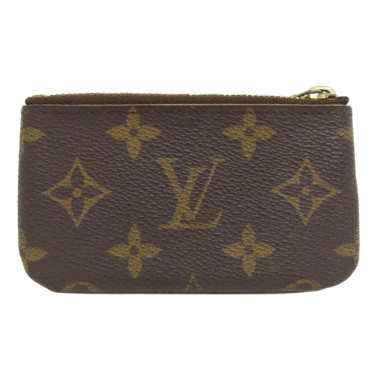 LOUIS VUITTON Coin case M62650 Monogram canvas Brown Pochette Kle Women Used Authentic