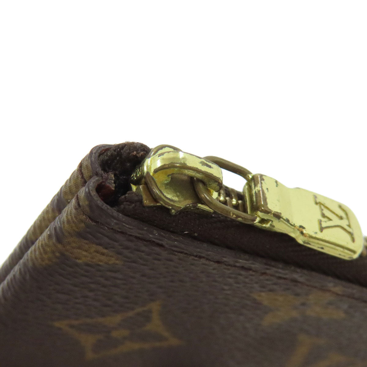 LOUIS VUITTON Coin case M62650 Monogram canvas Brown Pochette Kle
