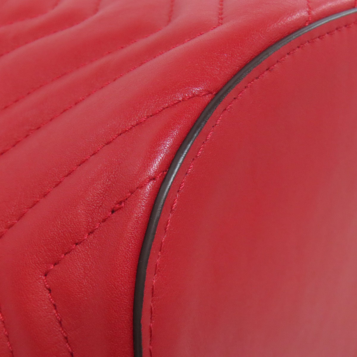 GUCCI Handbag 476674 Calfskin Red GG Marmont 2WAY